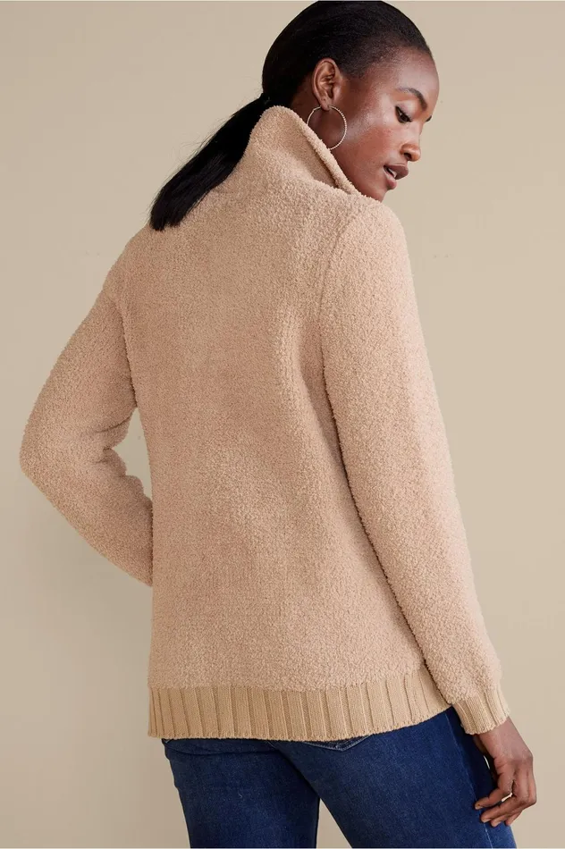 Soft Surroundings Lyla Teddy Cardigan Sesame Women Sweaters and Cardigans Soft Surroundings Lyla Teddy Cardigan Sesame Women Sweaters and Cardigans