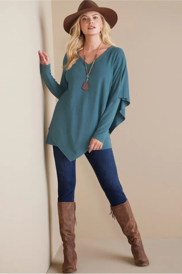 Soft Surroundings Madeline Tunic Sangria Red Women Tops Soft Surroundings Madeline Tunic Sangria Red Women Tops
