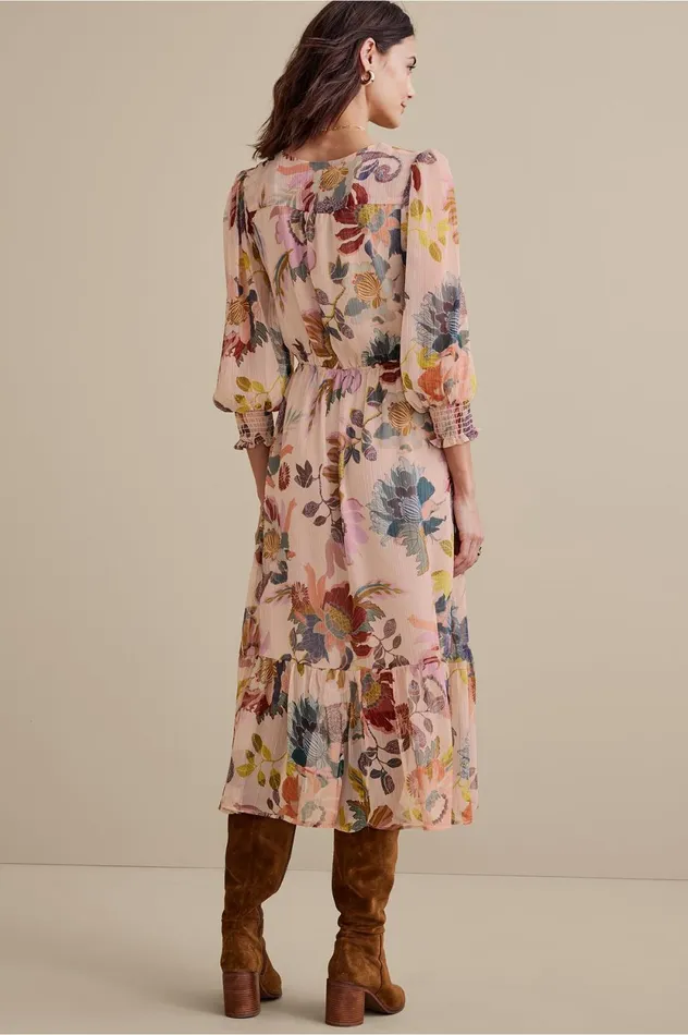 Soft Surroundings Maggie Dress Multi Floral Women Dresses Soft Surroundings Maggie Dress Multi Floral Women Dresses