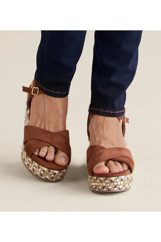 Soft Surroundings Patrizia Sloane Wedge Brown Women Shoes Soft Surroundings Patrizia Sloane Wedge Brown Women Shoes