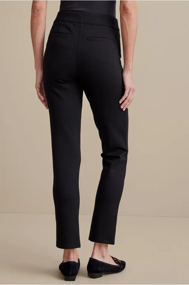 Soft Surroundings Soft Essential Ponte Slim Ankle Pants Black Women Pants Soft Surroundings Soft Essential Ponte Slim Ankle Pants Black Women Pants