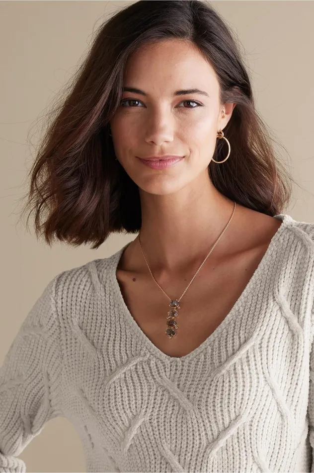 Soft Surroundings Trina Chenille Sweater Almond Milk Women Sweaters and Cardigans Soft Surroundings Trina Chenille Sweater Almond Milk Women Sweaters and Cardigans