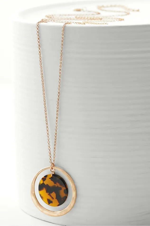 Soft Surroundings Venus Pendant Necklace Gold Women Jewelry
