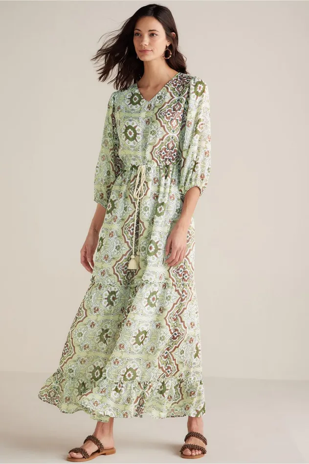 Soft Surroundings Zia Dress Medallion Multi Women Dresses Soft Surroundings Zia Dress Medallion Multi Women Dresses