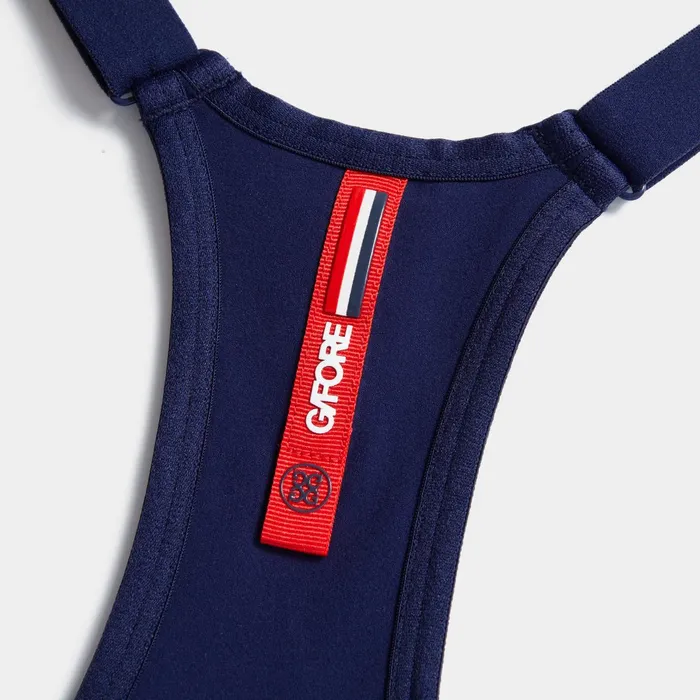 Soft Tech Ops Perforated Circle G039s Sports Bra Patriot Navy Women GFORE Tops