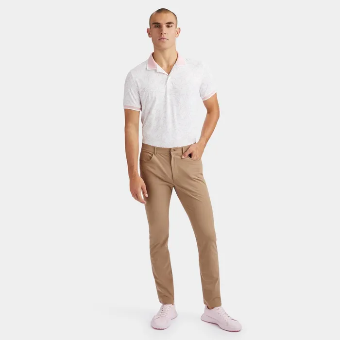 Star Dust Banded Sleeve Tech Jersey Polo Trifle Men GFORE Tops