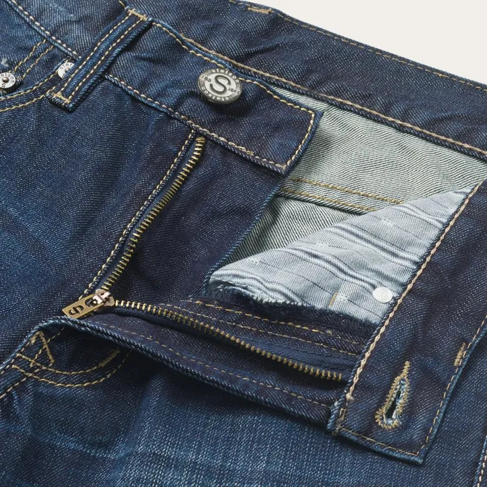 Stetson Boot Cut Men 1312 Fit Destructed Jeans Blue