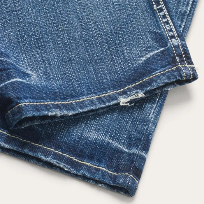 Stetson Boot Cut Men 1312 Fit Light Wash Jeans Blue