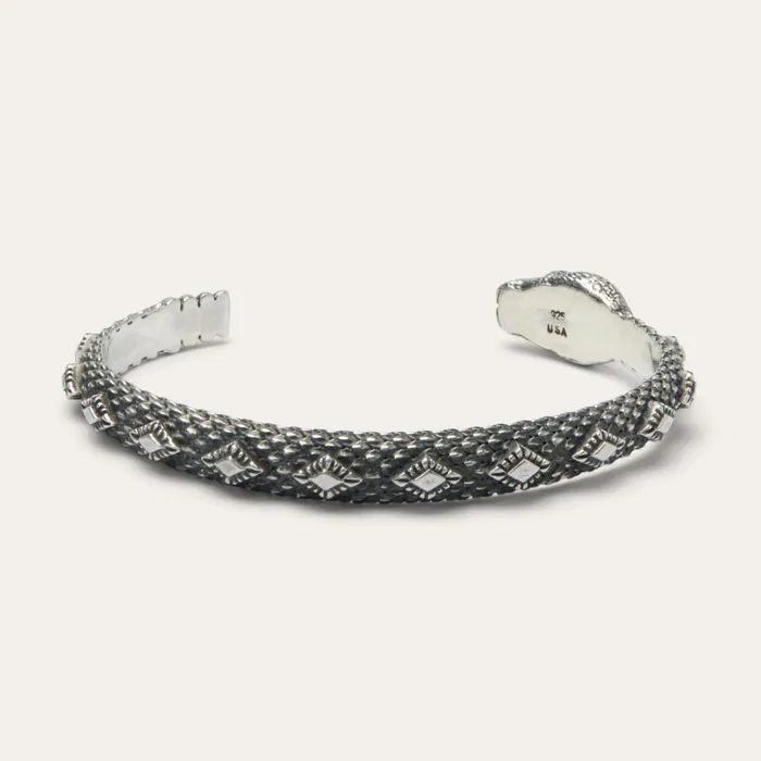 Stetson Bracelets Men Rattlesnake Cuff Rattlesnake Cuff