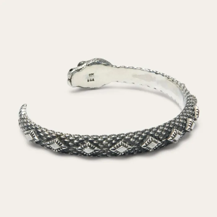 Stetson Bracelets Men Rattlesnake Cuff Rattlesnake Cuff