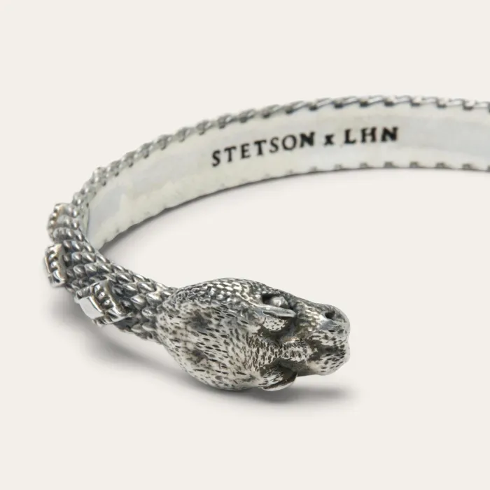 Stetson Bracelets Men Rattlesnake Cuff Rattlesnake Cuff