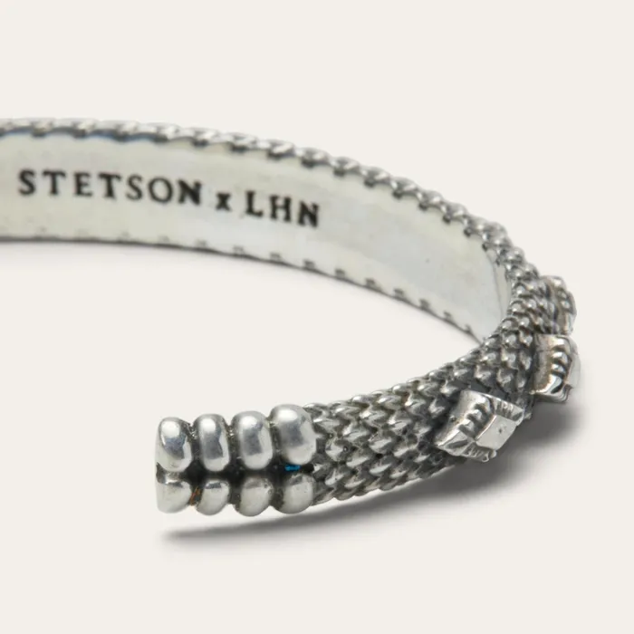 Stetson Bracelets Men Rattlesnake Cuff Rattlesnake Cuff