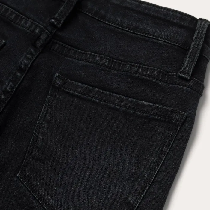 Stetson Denim Women 921 High Rise Flare Jeans Black