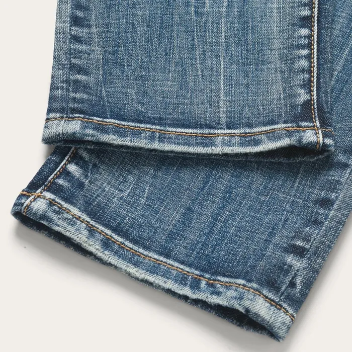 Stetson Denim Women AnkleLength Boyfriend Fit Jean Blue