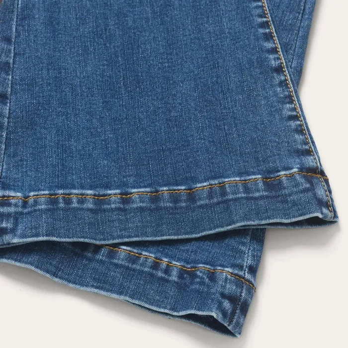 Stetson Denim Women High Waist Flare Jean Blue