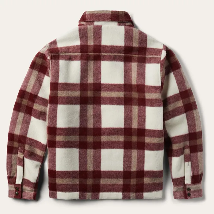 Stetson Jackets Men Plaid Lined JacShirt Red