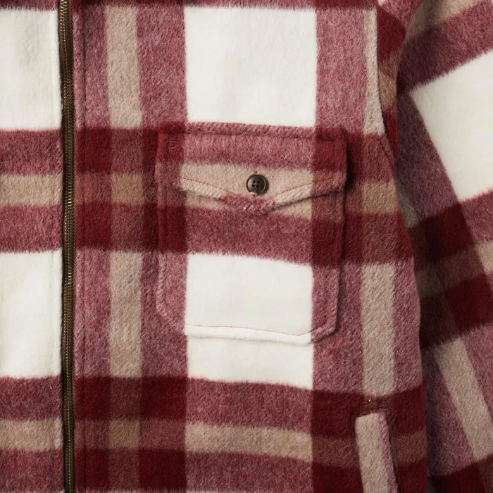 Stetson Jackets Men Plaid Lined JacShirt Red