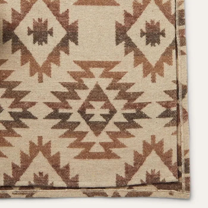 Stetson Jackets Women Tan Aztec Poncho Brown