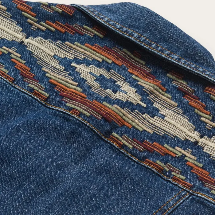 Stetson Jackets Women Western Denim Jacket Blue