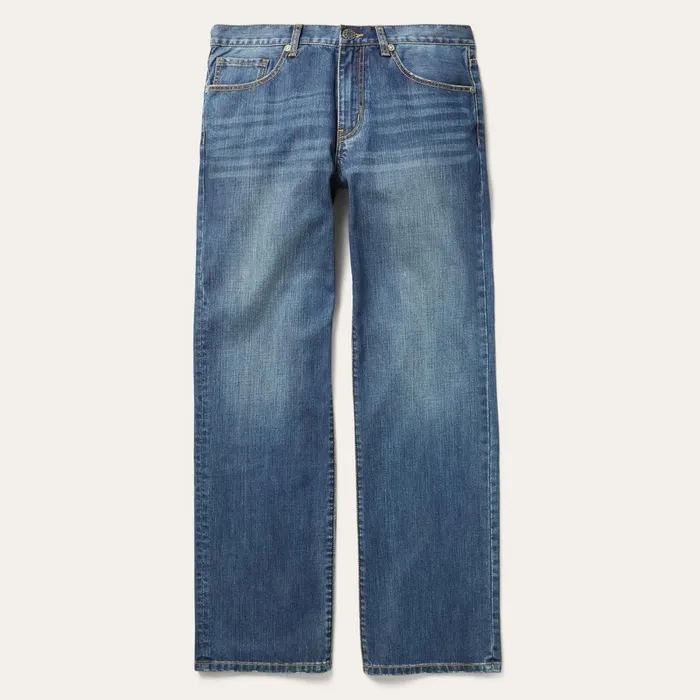 Stetson Modern Cut Men 1312 Modern Fit Jeans Blue