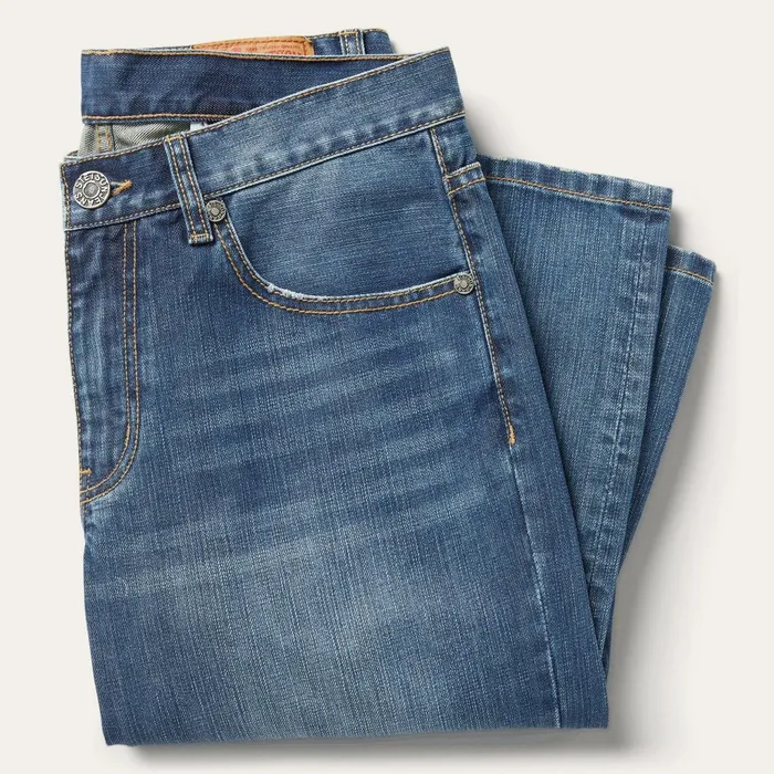 Stetson Modern Cut Men 1312 Modern Fit Jeans Blue