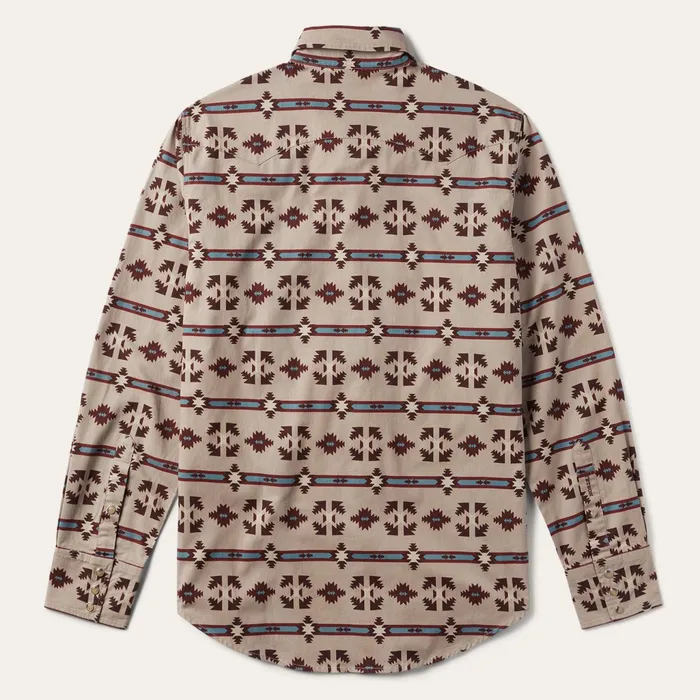 Stetson Modern Cut Men Gaucho Stripe Shirt Gaucho Stripe Shirt