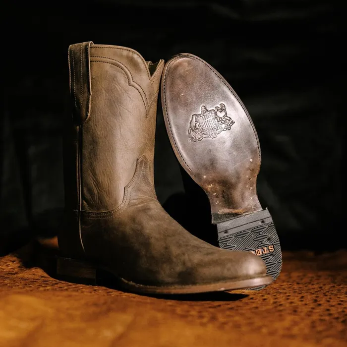 Stetson Ropers Men Cassidy Roper Boots Brown