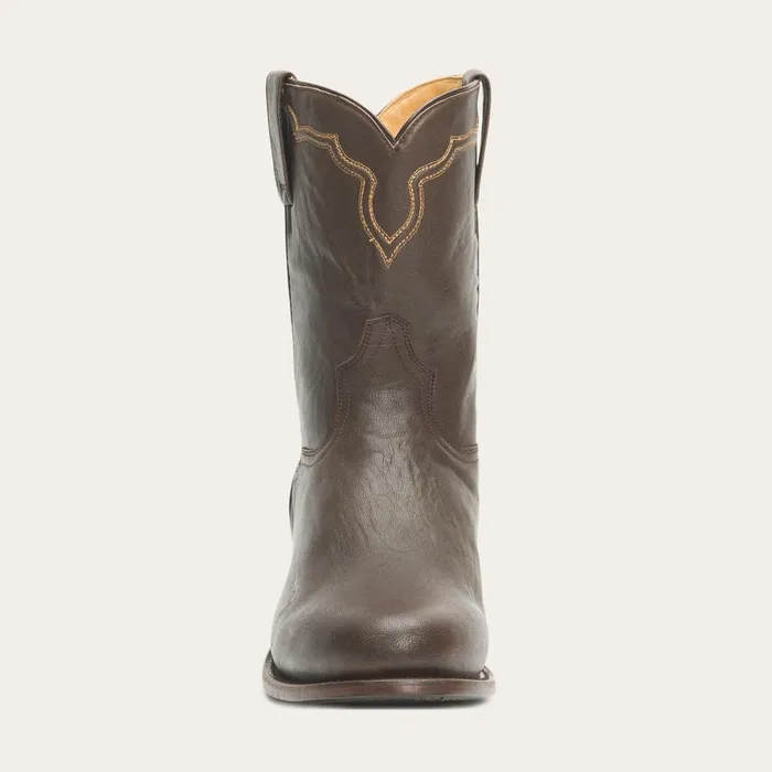 Stetson Ropers Men Puncher Boots Brown