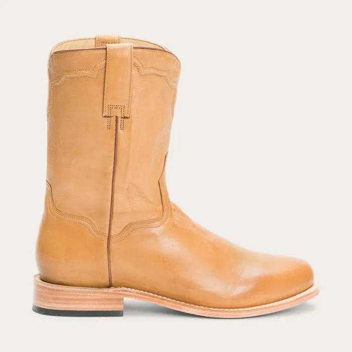 Stetson Ropers Men Puncher Boots Tan