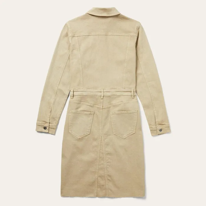 Stetson Shirt Dresses Women Workwear Inspired Shirt Dress Tan