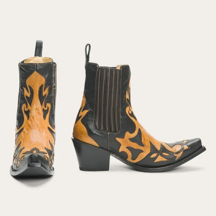 Stetson Shorties Women Cici Boots Black
