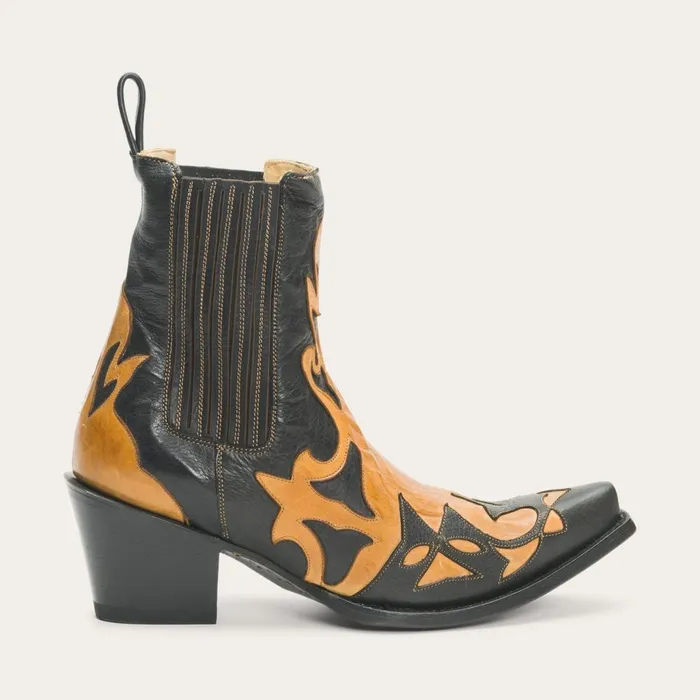 Stetson Shorties Women Cici Boots Black