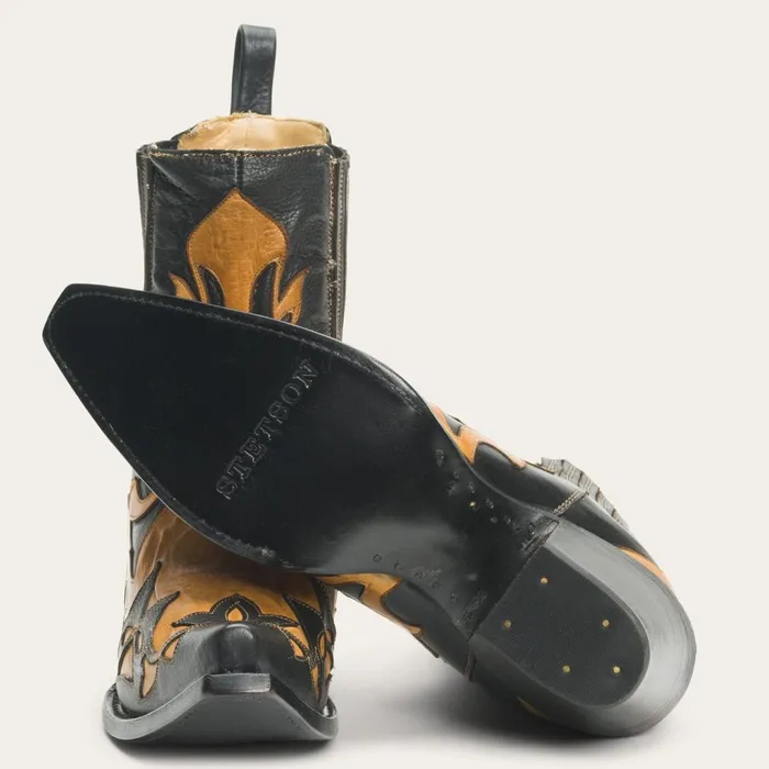 Stetson Shorties Women Cici Boots Black