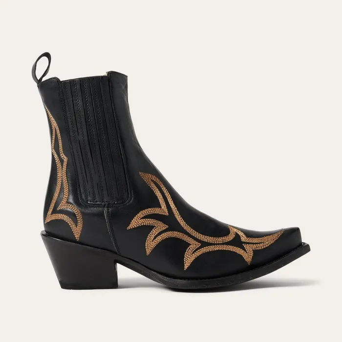 Stetson Shorties Women Greta Boots Black