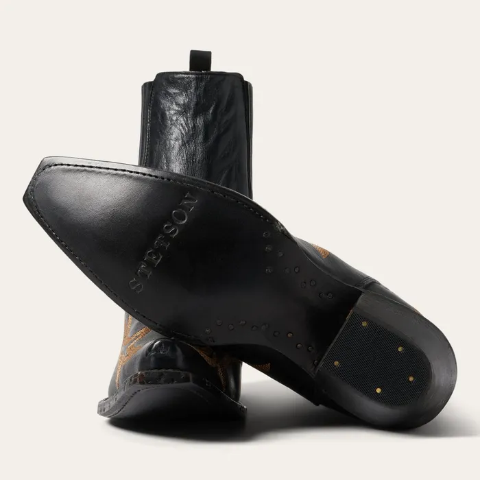 Stetson Shorties Women Greta Boots Black