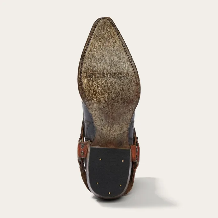 Stetson Shorties Women Jade Harness Ankle Boot Brown