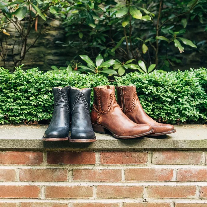Stetson Shorties Women Pixie Boots Brown