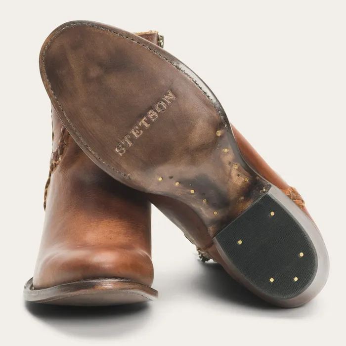 Stetson Shorties Women Pixie Boots Brown