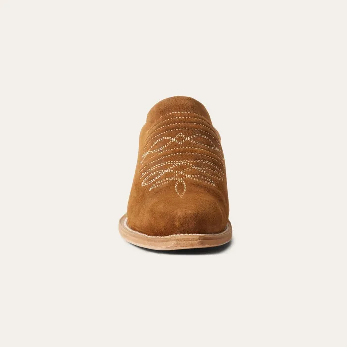 Stetson Shorties Women Reed Western Mules Brown