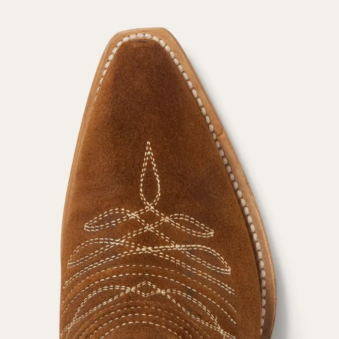 Stetson Shorties Women Reed Western Mules Brown