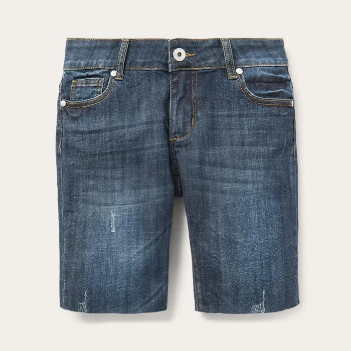 Stetson Skirts and Shorts Women Dark Wash Denim Shorts Blue