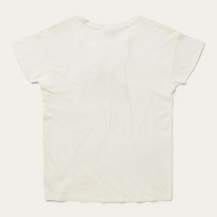 Stetson Tees Women Sunrise Graphic Tee White