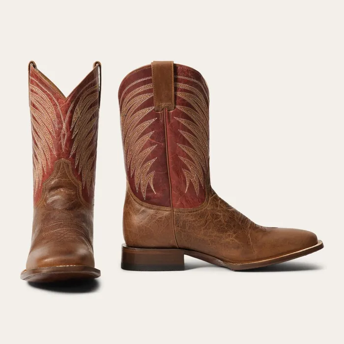 Stetson Western Men Brody Boots Brown