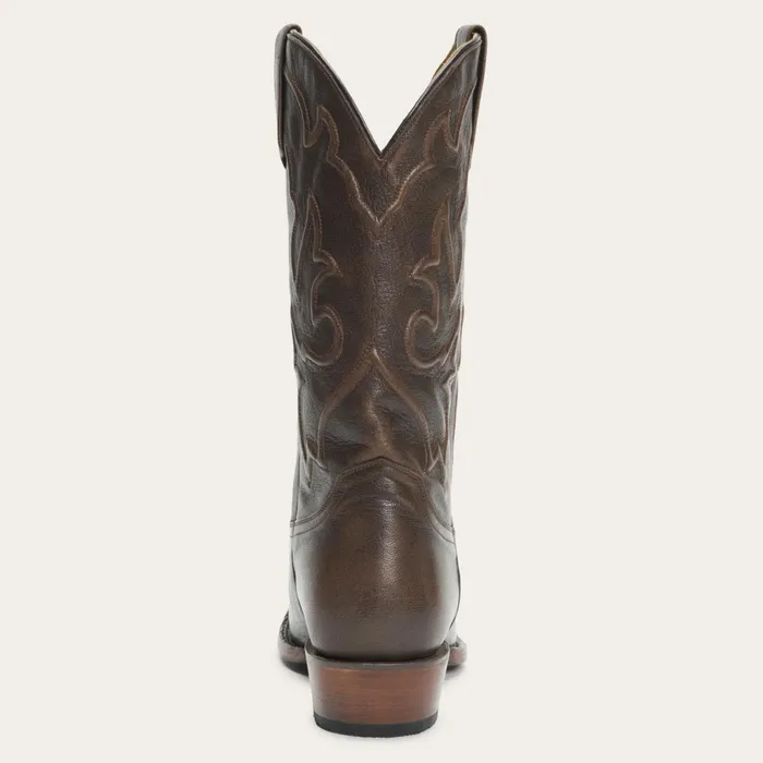 Stetson Western Men Carlisle Western Boots Distressed Brown
