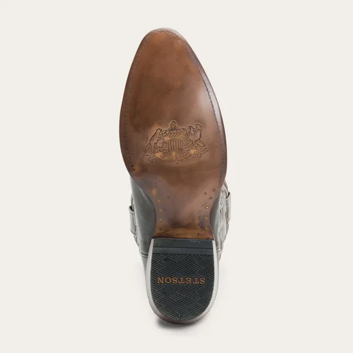 Stetson Western Men Carlisle Western Boots Distressed Brown