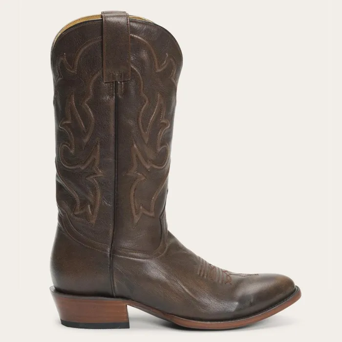 Stetson Western Men Carlisle Western Boots Distressed Brown