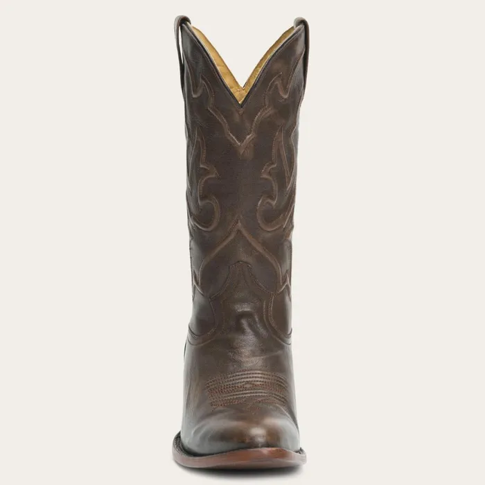 Stetson Western Men Carlisle Western Boots Distressed Brown