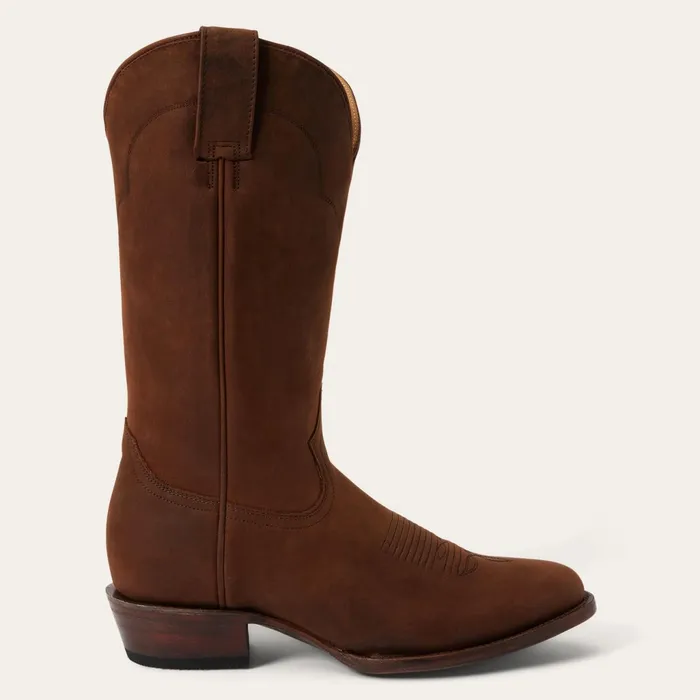 Stetson Western Men Crockett Boots Brown