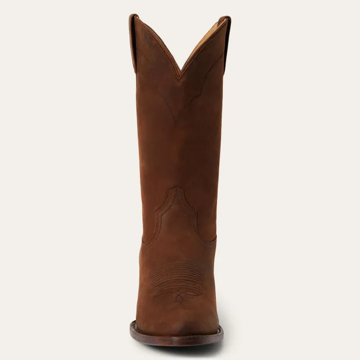 Stetson Western Men Crockett Boots Brown