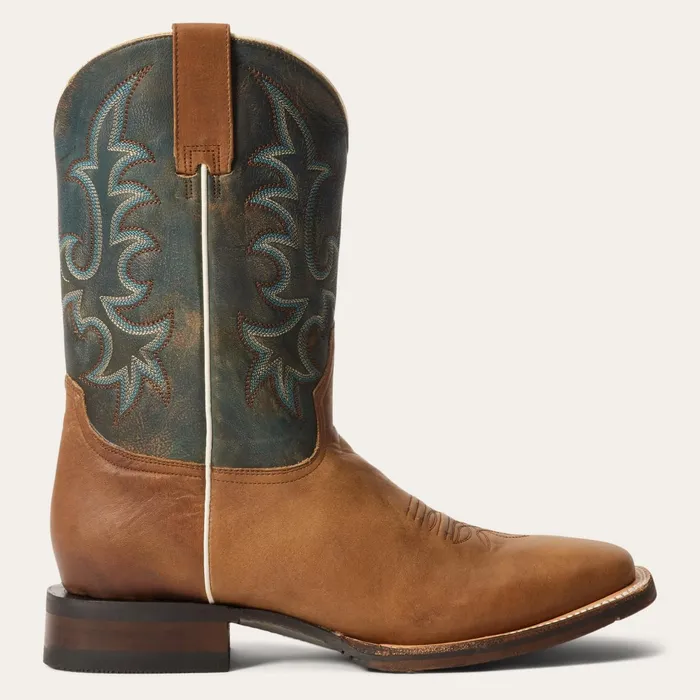 Stetson Western Men Obadiah Boots Brown